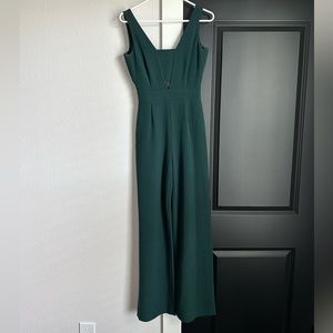Gianni Bini dark green jumpsuit size 0